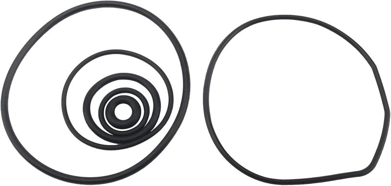 QUICKMARINE 5000309 Marine Gearcase Lower Unit Seal Kit with Drain Screws for Johnson Evinrude 40-75 HP Outboard Boat Motors replaces 396349 Sierra 18-8383 - Image 4